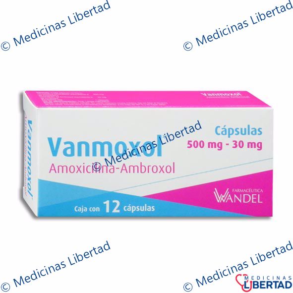 AMOXICILINA-AMBROXOL  500MG WANDELCapsulas c/12
