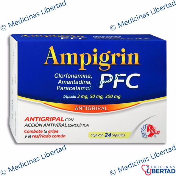 AMPIGRIN PFC Capsulas c/24