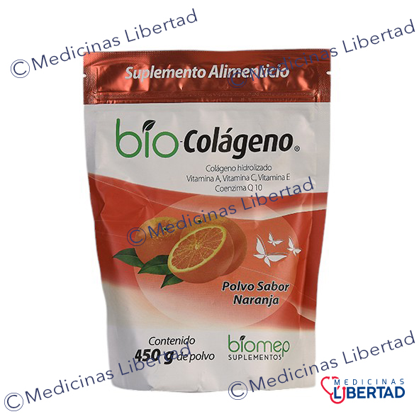 BIO-COLAGENO POLVO SABOR NARANJA 450GR