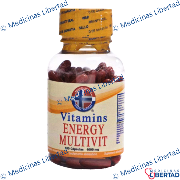 MULTIVIT ENERGY 1GR CAPSULAS C/100