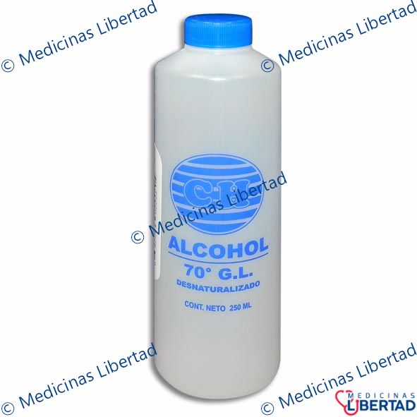 ALCOHOL DESNATURALIZADO JIQUILPAN Frasco 250 ml