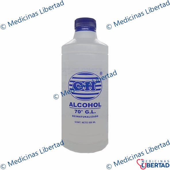 ALCOHOL JIQUILPAN  DESNATURALIZADO frasco  500 ML