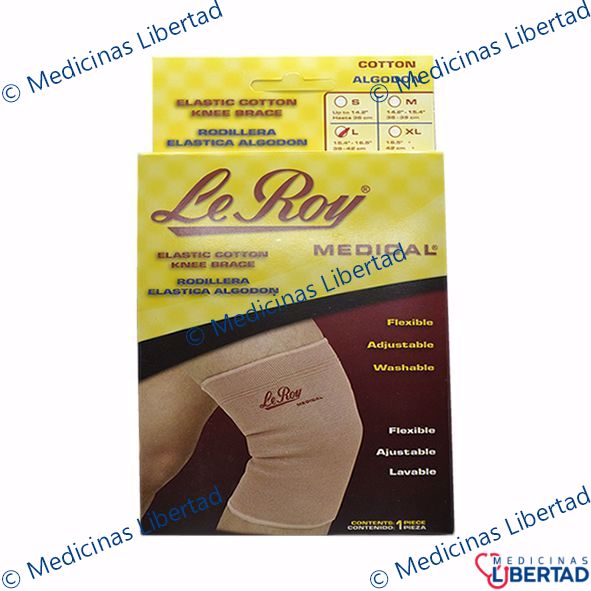 RODILLERA ELASTICA LEROY L/XL 1 PIEZA