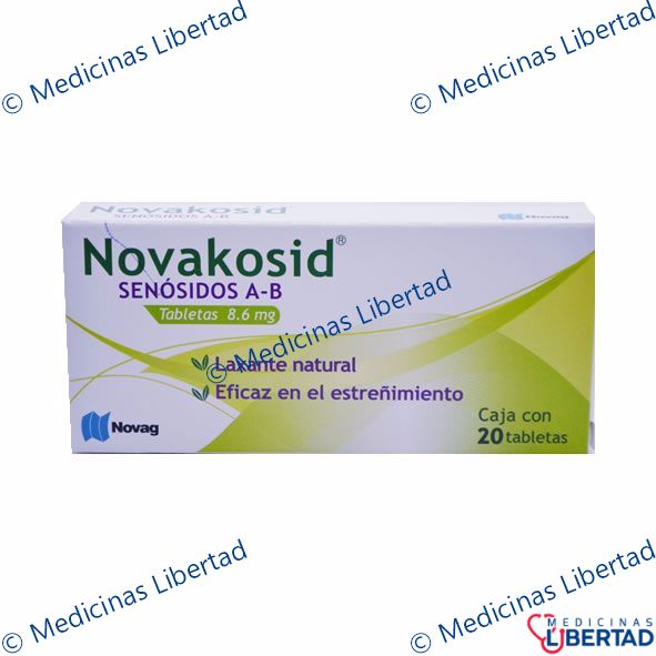 NOVAKOSID ( SENOSIDOS ) TABLETAS C/20