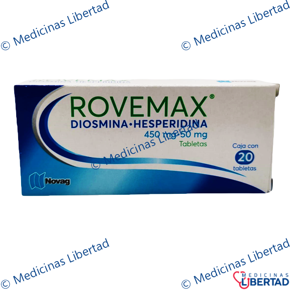 ROVEMAX (DIOSMINA-HESPERIDINA)450MG/50MG C/20