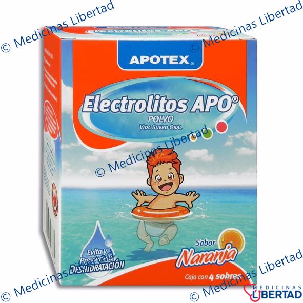 APO NARANJA ELECTROLITOS  C/4