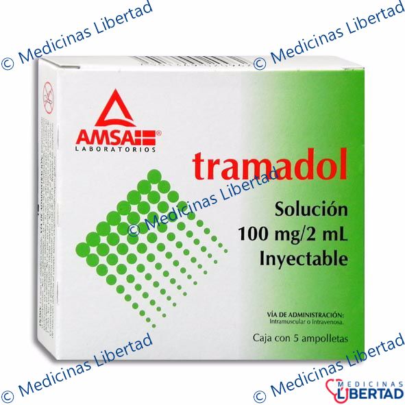 TRAMADOL-AMSA- Solucion- Inyectable - ampulas c/5