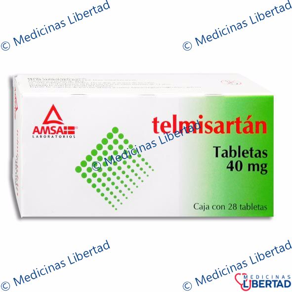 TELMISARTAN 40 MG AMSA TABLETAS C/28