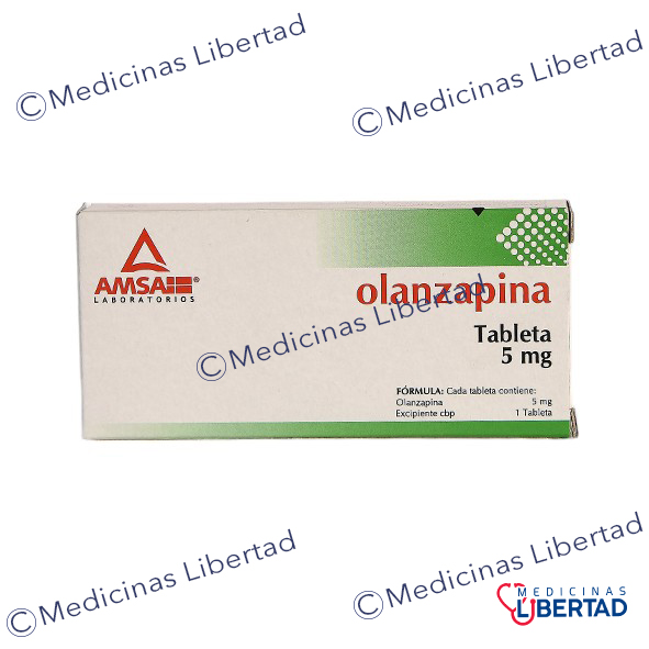 OLANZAPINA 5 MG AMSA TABLETAS C/14