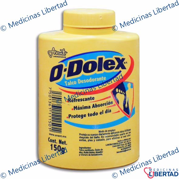 O-DOLEX TALCO DESODORANTE 150 G