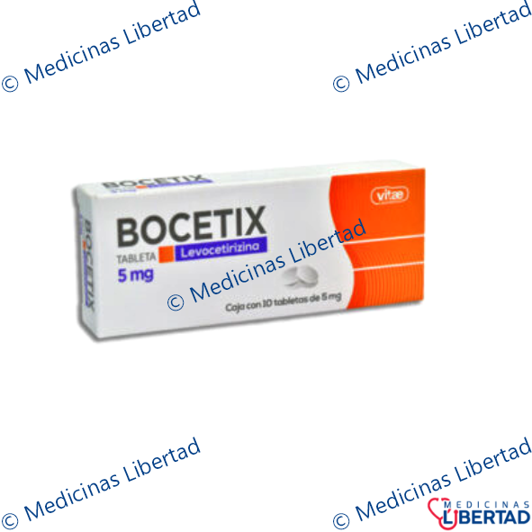 BOCETIX TABLETAS C/10 LEVOCETIRIZINA 5 MG