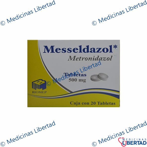 MESSELDAZOL 500MG  TABLETAS C/20