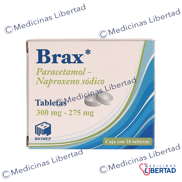 BRAX 275/300 MG TABLETAS C/10