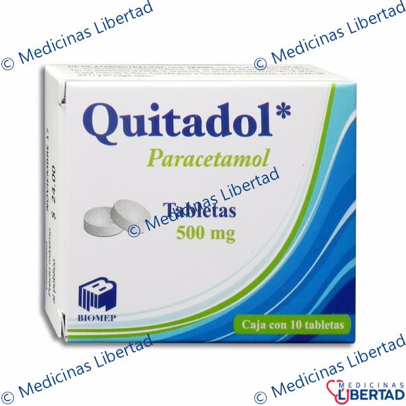 QUITADOL 500MG- Tabletas- c/10