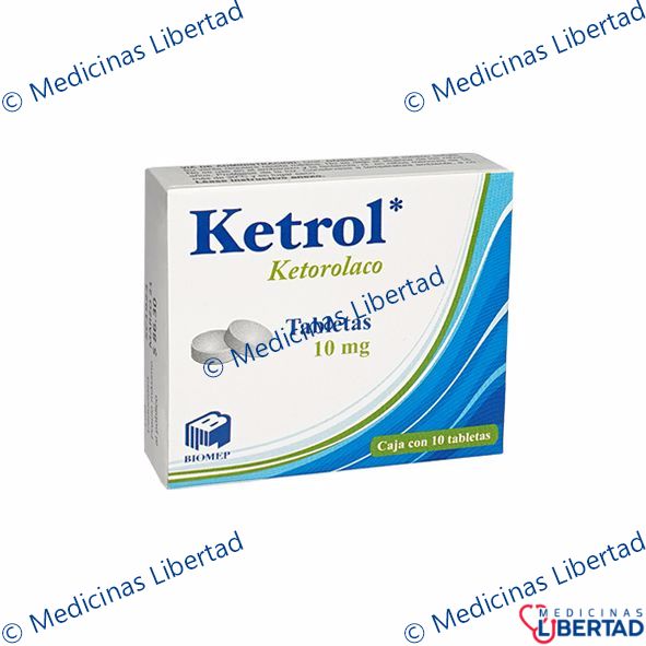 KETROL 10MG. TABS. C/10