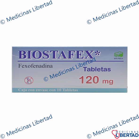 BIOSTAFEX 120MG-Tabletas - c/10