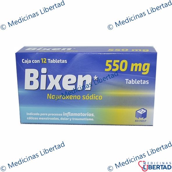 BIXEN 550MG-Tabletas- c/12