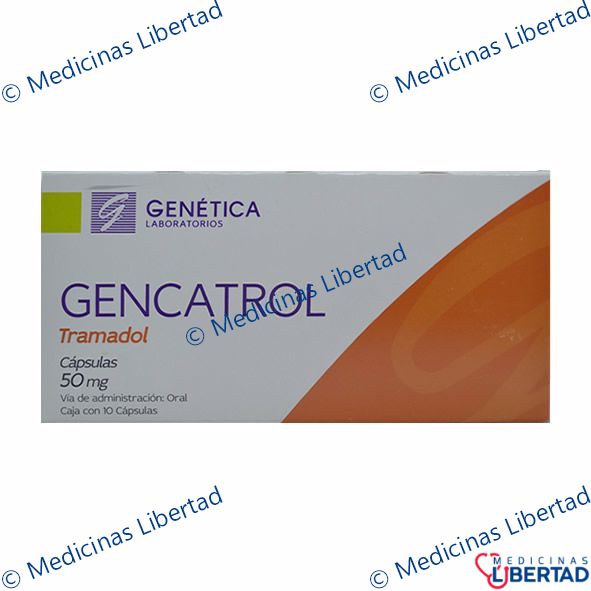 GENCATROL 50MG CAPSULAS C/10