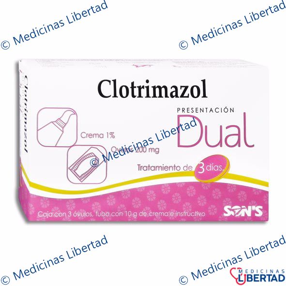 CLOTRIMAZOL DUAL SON´S 1 PZ.