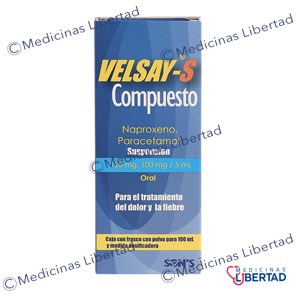 VELSAY COMPUESTO /NAPROXENO PARACETAMOL SUSP