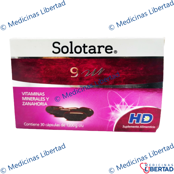 SOLOTARE 9M HD CAPSULAS C/30