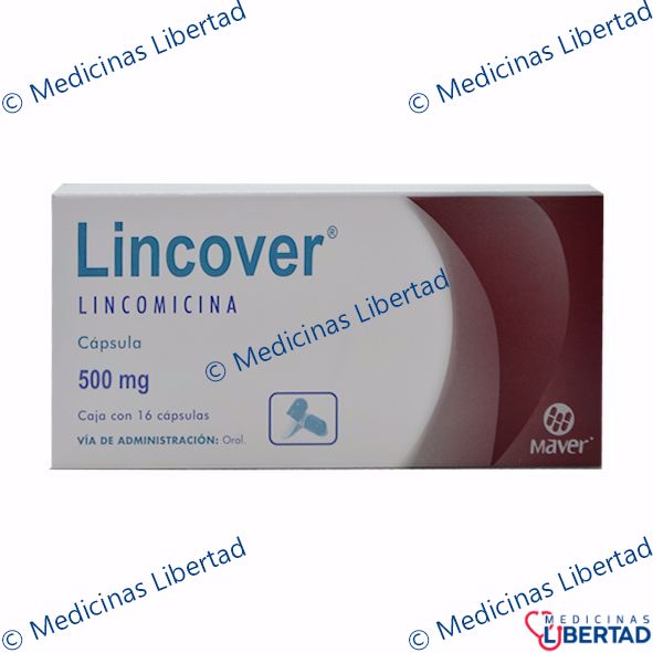 LINCOVER 500 MG CAPSULAS C/16