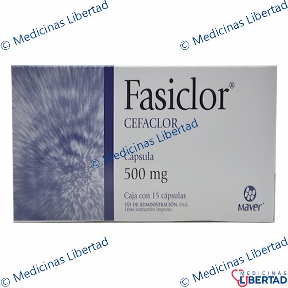 FASICLOR 500MG CAPSULAS  C/15