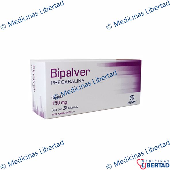 BIPALVER 150MG Capsulas c/28