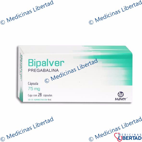 BIPALVER 75MG Capsulas c/28