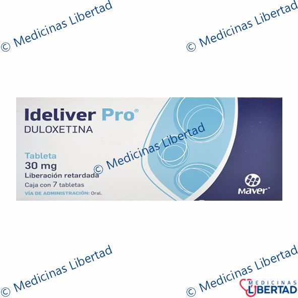 IDELIVER PRO 30MG Tabletas LP c/7