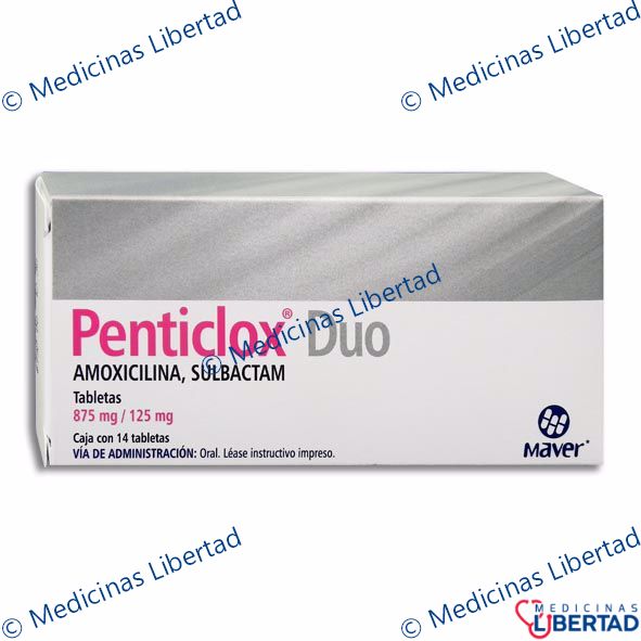 PENTICLOX DUO Tabletas c/14