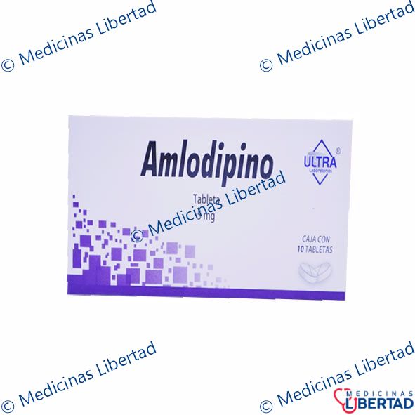 AMLODIPINO ULTRA 5 MG TABLETAS C/10