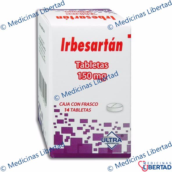 IRBESARTAN 150 MG ULTRA TABLETAS C/14