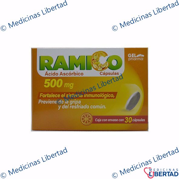 RAMICO (ACIDO ASCORBICO)500MG CAP C/30