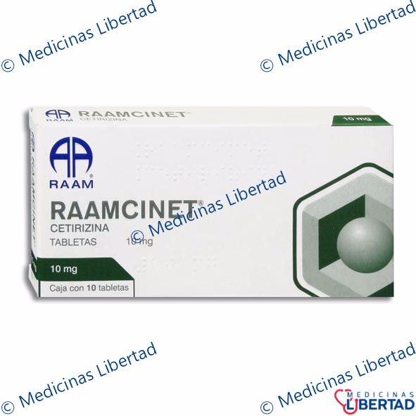 RAAMCINET ( CETIRIZINA ) TABLETAS C/10