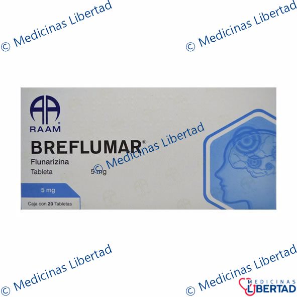 BREFLUMAR ( FLUNARIZINA) TABLETAS C/20