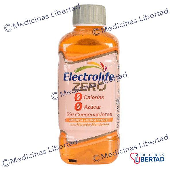 ELECTROLIFE ZERO NARANJA-MANDARINA 625 ML.