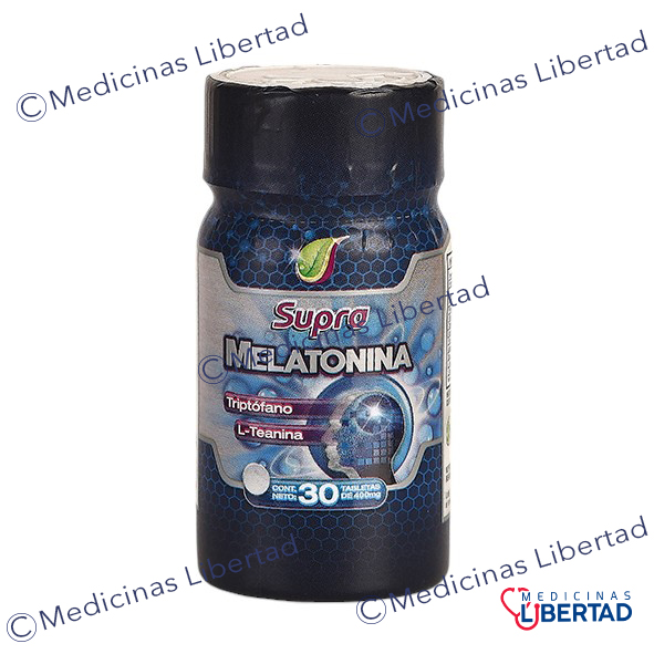 SUPRA MELATONINA TABLETAS C/30 400MG