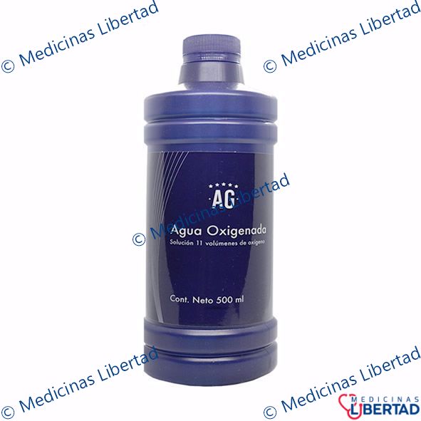 AGUA OXIGENADA  AG FRASCO 500ML