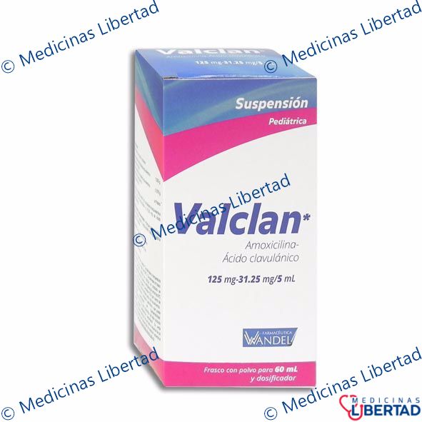 VALCLAN 125/31.25MG Sup. 60ml.