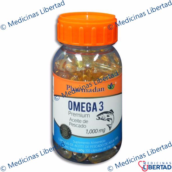 OMEGA 3 PHARMADAN CAPSULAS C/100