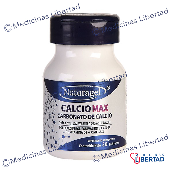 CALCIO MAX NATURAGEL TABLETAS C/30