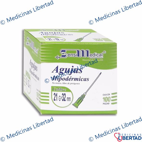 AGUJA HIP SENSIMEDICAL 21X32  C/100