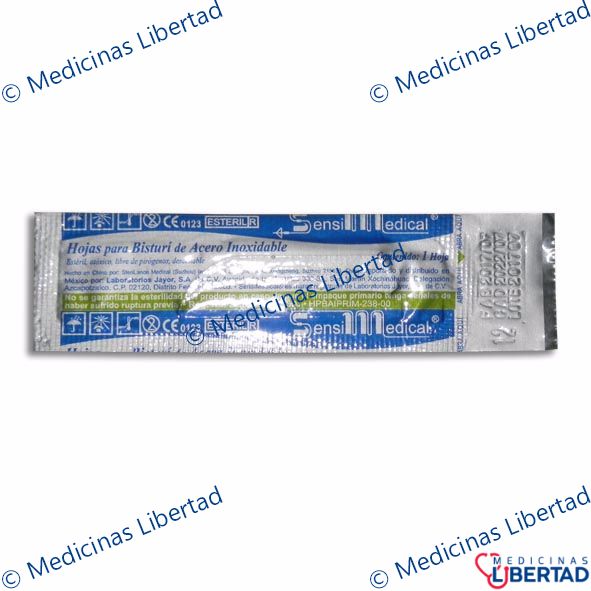 HOJA PARA BISTURI SENSIMED/12  1 PIEZA