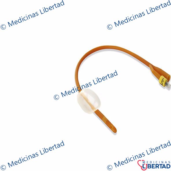 SONDA FOLEY 2-V 20FR AMARILLO GLOBO 5 SENSIMEDICAL