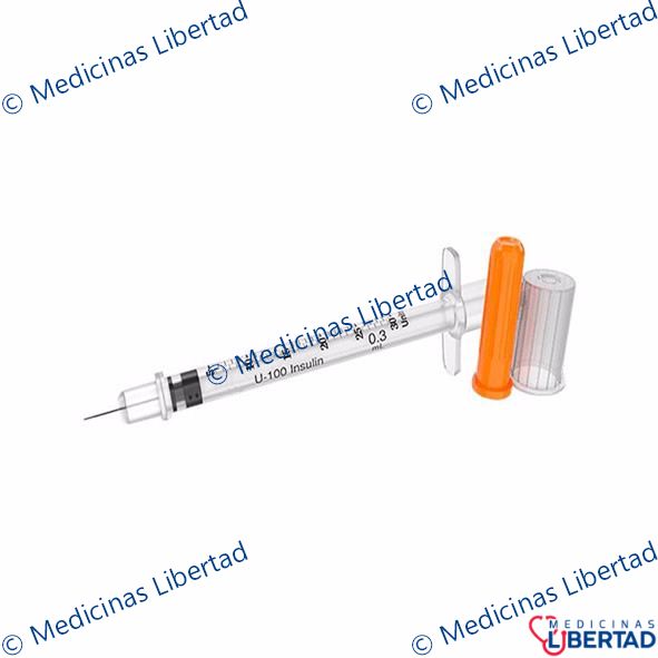 JERINGA 0.3 ML INSULINA  31X6 SENSIMEDICAL CAJA C/100