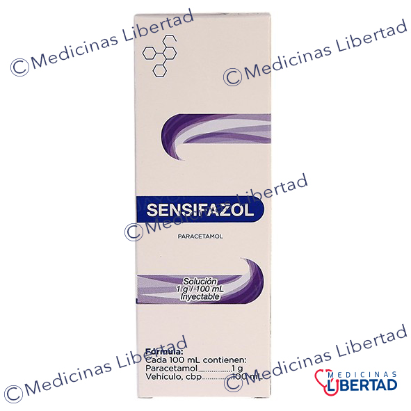 SENSIFAZOL PARACETAMOL 1G SOLUCION INY.