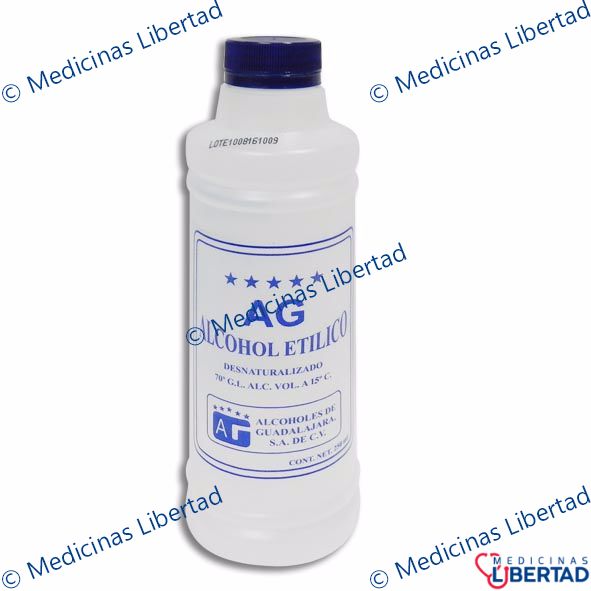 ALCOHOL DESNATURALIZADO  AGSA Frasco 250ml