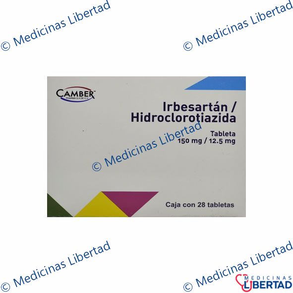 IRBESARTAN / HCTZ CAMBER  12.5/150MG  TAB C/28