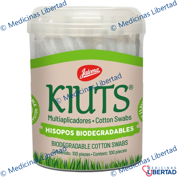 APLICADORES DE ALGODON KIUTS TARRO C/100